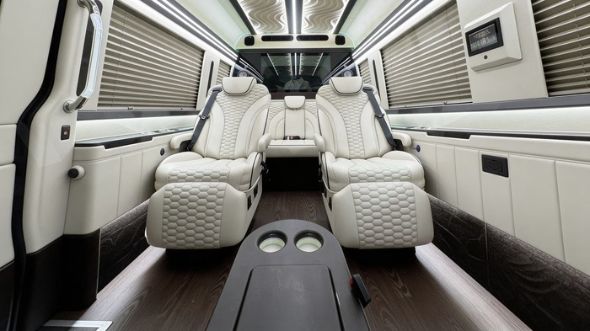 8 passenger sprinter van interior mesa