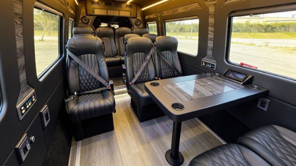mesa 12 passenger sprinter van interior