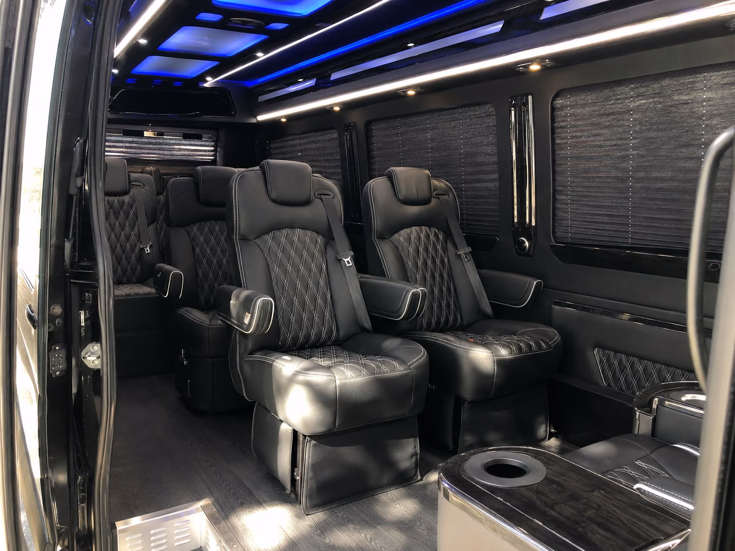 mesa 8 passenger sprinter van inside