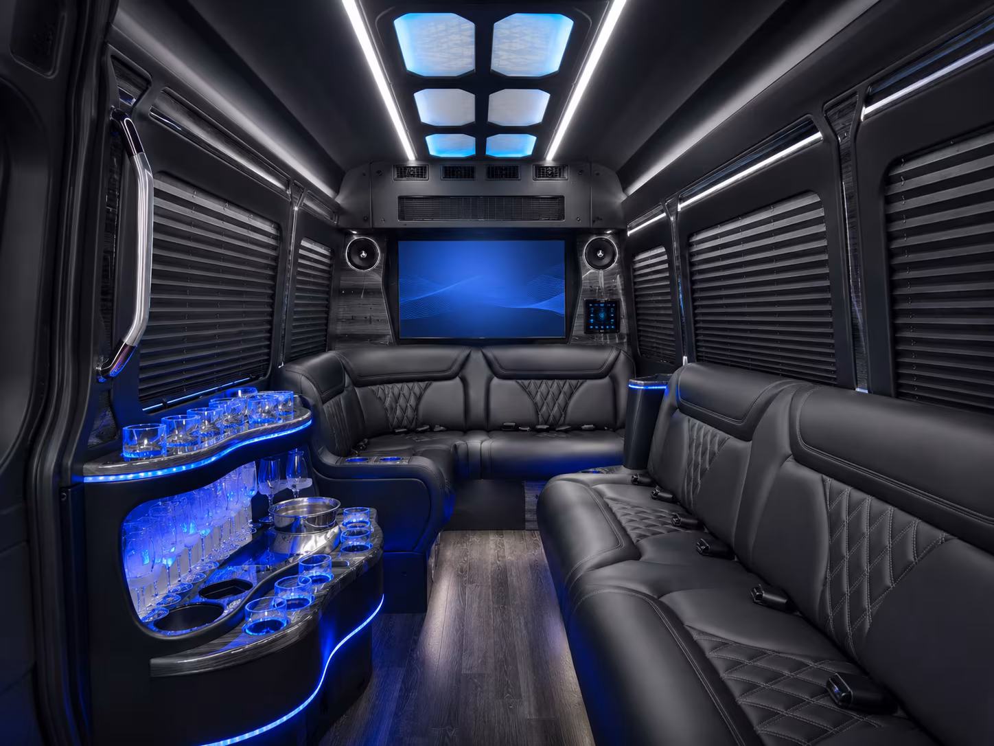 mesa sprinter limousine inside
