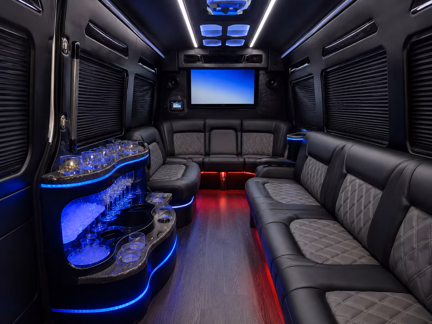 mesa sprinter limousine interior
